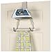 Household Essentials Over-The-Door Ironing Board Holder, Silver