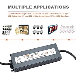 GINRANS 200W IP67 Waterproof Constant Voltage LED