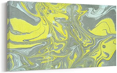 CanvasBees - Abstract Collection - Canvas Prints Wall Art for Home Decor - TURKISH EBRU ART - Medium (12X18)