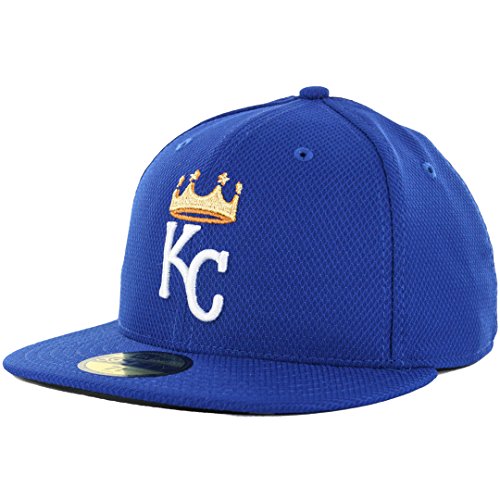 MLB Kansas City Royals Men's Diamond Era 59FIFTY Cap, 7.5, Blue