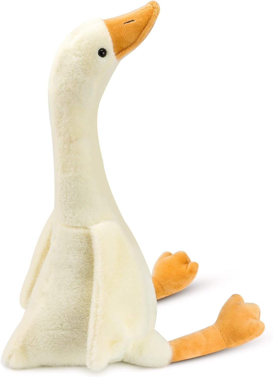 Photo 1 of Goose Stuffed Animal, Soft Smooth Goose Plush Toys, Cute Duck Stuffed Animal Hugging Pillow, Gifts for Kids Adults (Yellow-15.7INCH)