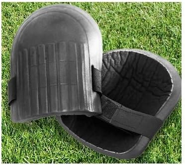 Knee Pads : Gardening, Soft EVA Foam Kneepad Set With Comfymax Lining and Single Velcro Strap (black)
