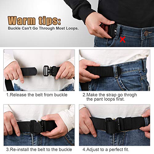 Tactical Belt Military Style Webbing Riggers 1.5\