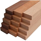 Barrington Hardwoods Domestic Variety Pack 5 Walnut, 5 Maple and 5 Cherry Boards - 3/4" x 2" (15Pcs) (3/4" x 2" x 12")