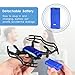 Mini Air Drone for Kids, Quadcopter Drone with Altitude Hold, Headless Mode One Key take Off/Landing, Blue&Black Drones for Boys/Girls