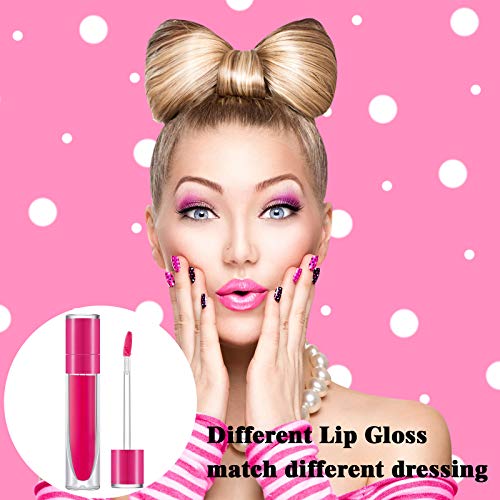 15 Pieces Lip Gloss Tube Empty Plastic Lipstick Sample Refillable Lip Balm Bottle Container and 3 Funnel for Women Girls Cosmetic, Liquid, Toiletry, Travel Home (Purple, Pink, Rose Red) 6 15 Pieces Lip Gloss Tube Empty Plastic Lipstick Sample Refillable Lip Balm Bottle Container and 3 Funnel for Women Girls Cosmetic, Liquid, Toiletry, Travel Home (Purple, Pink, Rose Red)