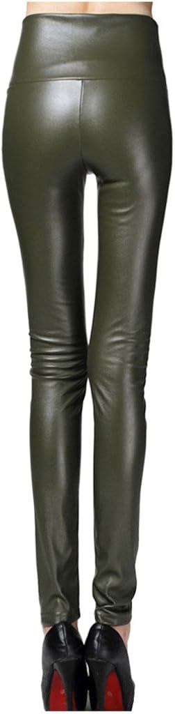 Lotus Instyle Taille Haute Simili Cuir Epais Legging Femme Pantalon De Cuir Amazon Fr Vetements Et Accessoires
