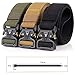 FEIKCOR Tactical Belt, Tactical Heavy Duty Waist Belt for Men, Quick-Release Military Style Shooters Nylon Belts Metal Buckle (Black)
