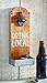 Mud Pie Drink Local Wall Mounted Bottle Opener, Brown