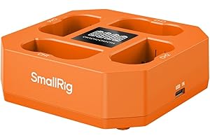 SmallRig EN-EL15c 4-Channel Camera Battery Charger for Nikon, 3H PD45W Fast Charging, LED Indicator, Full Compatible with Nik