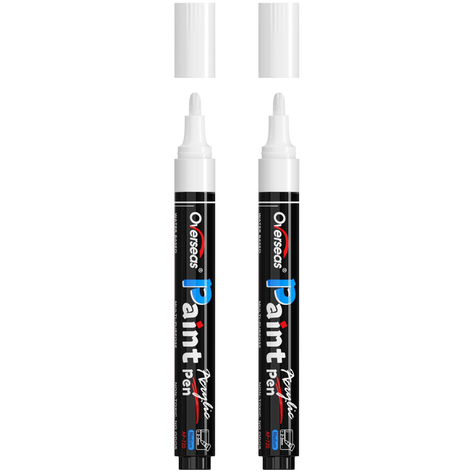 2-pack Metallic & Assorted Colors Medium Tip Set