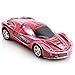 Toysery Remote Controlled Racing Car Toy for Kids - RC Sports Car Toy with Awesome Flashing LED Lights & Music - 1:24 Scale Electric RC Race Car with Flexible Antenna (Colors May Vary)