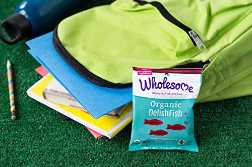 Wholesome Fair Trade Organic DelishFish, No Artificial Colors or High Fructose Corn Syrup, Non GMO & Gluten Free, Vegan, 6 oz (Pack of 1)
