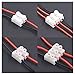 100Pcs 2P CH2 + 3P CH3 Quick Connector Spring Wire Connector Screw Terminal Barrier Block for LED Strip Light Wire Connecting - 4 Styles