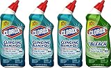 Clorox Toilet Bowl Cleaner with Bleach Variety Pack - 24 Ounces, 4 Pack