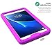 Galaxy Tab A 7.0 Case - Poetic TurtleSkin Series [Corner/Bumper Protection][Grip][Sound-Amplification][Bottom Air Vents] Protective Silicone Case for Samsung Galaxy Tab A 7.0 (2016) Purple