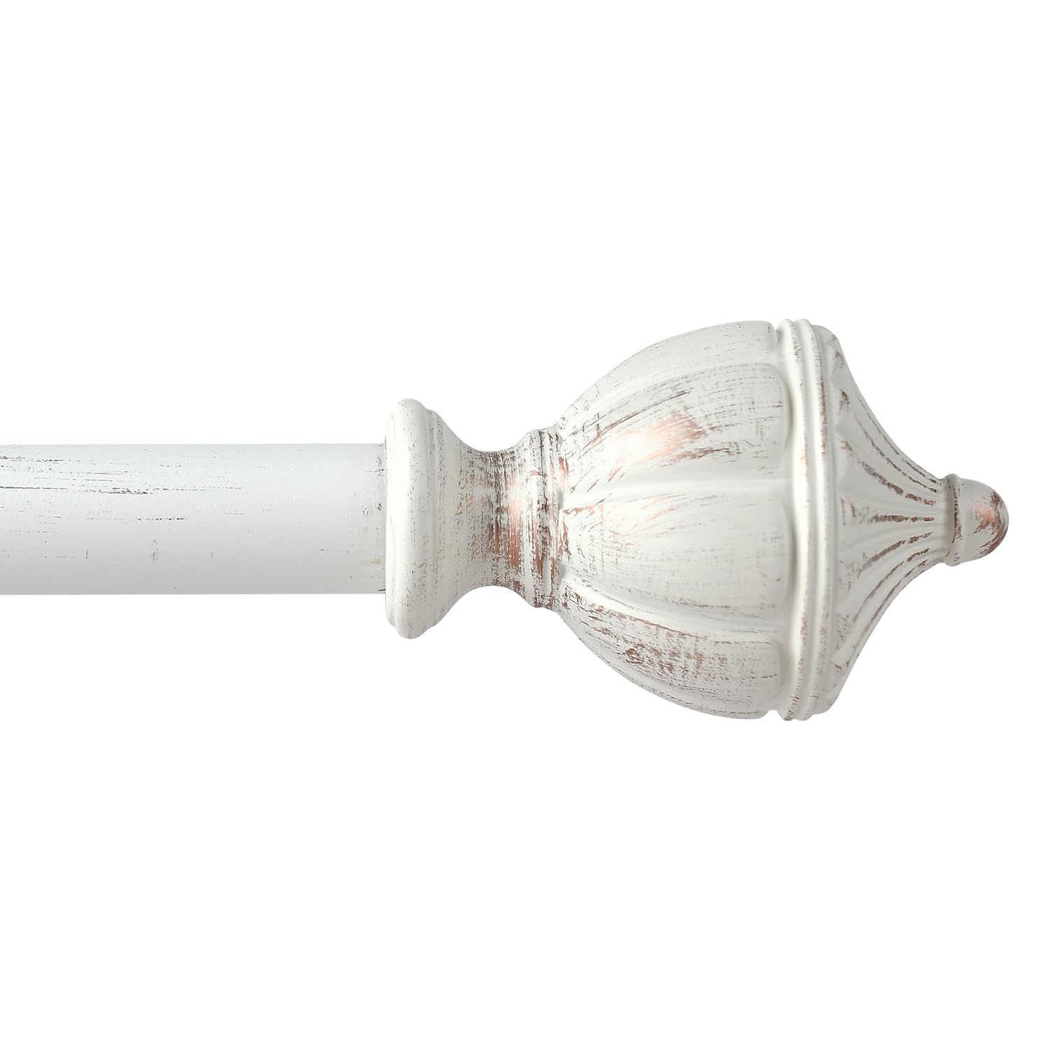 curtain poles 25 mm diameter white 70 to120 cm seamless design, ensuring smooth curtain sliding. Adjustable length of 28–48 inches, suitable for living rooms, bedrooms, kitchens, and offices.