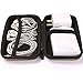 iMangoo Shockproof Carrying Case Hard Protective EVA Case Impact Resistant Travel 12000mAh Bank Pouch Bag USB Cable Organizer Earbuds Sleeve Pocket Accessory Smooth Coating Zipper Wallet Brown