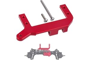 YSKMLOLP RC TRX4 Servo on Axle Mount,TRX4 SOA Mount 4-Link Suspension for 1/10 RC Crawler Car TRX-4 Aluminum Upgrade Parts (Red)