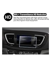 2016 2017 2018 Chrysler Pacifica Uconnect Protector de visualización de navegación, HD Protector de visualización de vidrio templado transparente guardia escudo resistente a los arañazos Ultra HD Claridad extrema