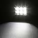 SHANREN DSquare 18w 1260lm 6 Cree XBD Flood Led Work Light Bar Off-road SUV Boat 4x4 Jeep Lamp 4wd(Park of 2)