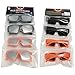 Solar Eclipse Glasses CE and ISO Certified - Safe Solar Viewing - Viewer and Filter - Eye Protection (4 Pack - Kids and Adult)
