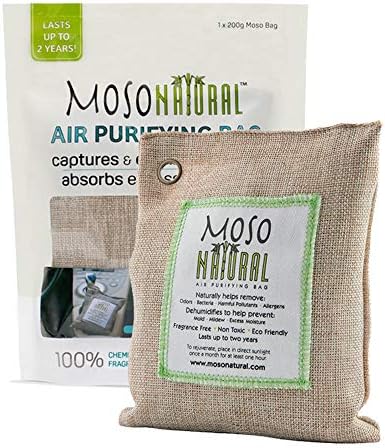 MOSO Natural Air Purifying Bag, 200 g, Natural