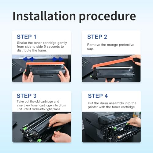 MYCARTRIDGE TN2510XL Toner Compatible for Brother TN2510 XL Brother MFC-L2827DW MFC-L2800DW MFC-L2835DW HL-L2400DWE DCP-L2660DW DCP-L2665DW HL-L2445DW DCP-L2620DW DCP-L2627DWE (2 x Black)