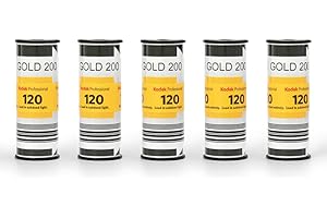 Kodak 1075597 Color Negative Film Gold 200 120 5-Pack