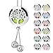 RoyAroma Aromatherapy Essential Oil Necklace Stainless Steel Locket with 12PCS Felt Pads, 19.7'' Adjustable Chain Tree of Life Perfume Necklace