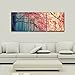 Gardenia Art - Red Maples Canvas Prints Wall Art Tree Scenery Landscape Wall Decor Paintings Stretched and Framed Modern Artwork for Living Room and Bedroom, 16x16 in, 3 pcs/set