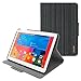 Galaxy Tab Pro 10.1 Case, roocase Orb Folio Case Smart Cover with Stand Note 2014 10.1, Canvas Black