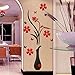 Leegor DIY Vase Flower Tree Crystal Arcylic 3D Wall Stickers Decal Home Decor Wallpaper Living Room Art Mural