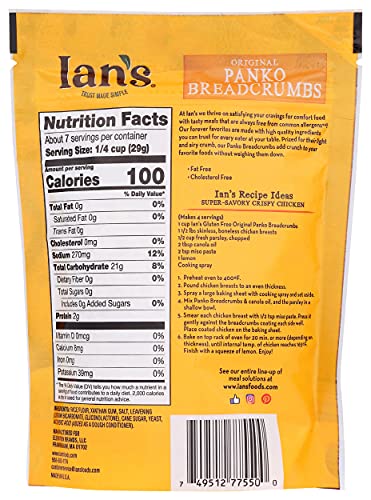 IANS NATURAL FOODS BREADCRUMB PANKO GF ORG4