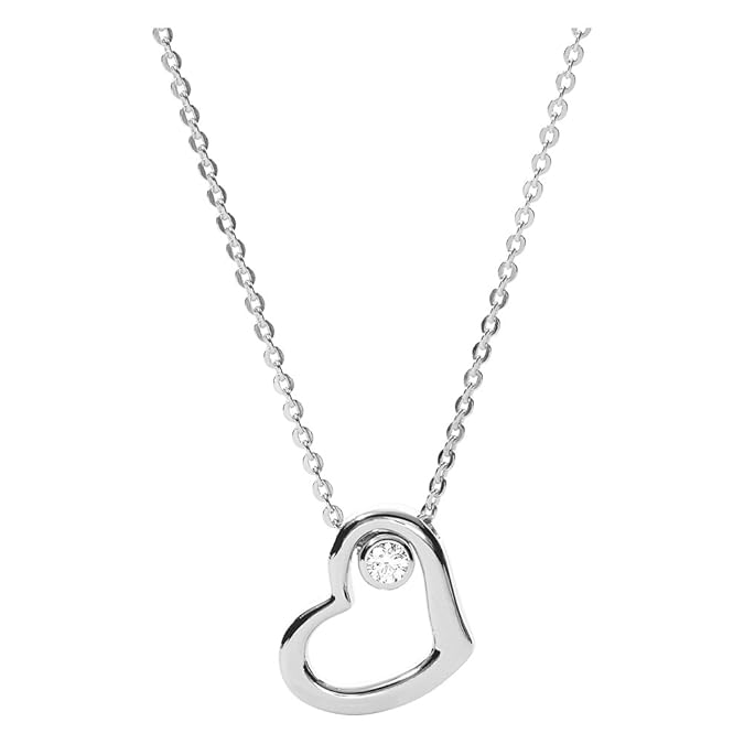 Fossil Kette mit Anhänger 925/ Silber JFS00359040