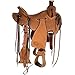 NRS Competitor Series Heavy Oil Roughout Strip Down Ranch Roping Saddle Brown 15.5thumb 2
