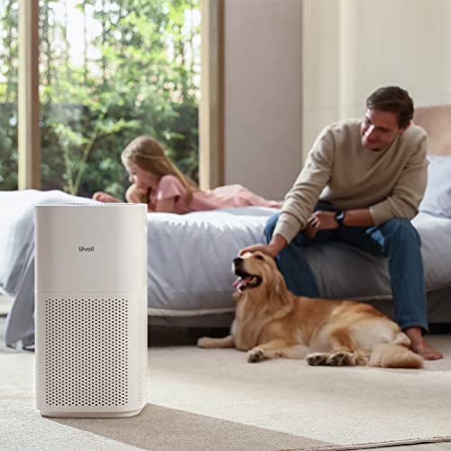 LEVOIT Air Purifiers for Home Large Room Up to 3175 Sq. Ft with Smart WiFi, PM2.5 Monitor, HEPA Sleep Mode, 3-in-1 Filter for Smoke, Pet Allergies, Dust and Odor, Alexa Control, Core 600S-P, White - Image 14