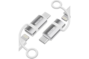 [Apple MFi Certified] 2 Pack Lightning to USB C Adapter, Support 65W PD Fast Charging Compatible with iPhone 15/Pro/Plus/Pro 