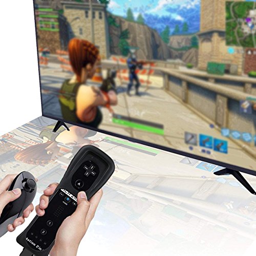 5 Controller+PowerLead+Nunchuck+Nintendo+Silicon