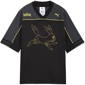 PUMA Kids Boys X Pokémon Oversized V-Neck Replica Jersey Casual - Black