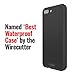Dog & Bone Wetsuit - Topless, Waterproof iPhone 7 Plus Case - Blackest Black