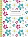 Colorful Pink Blue Daisies Composition Notebook Wide Ruled Paper: 130 Lined Pages 7.44 x 9.69 Book, Writing Journal, School Teacher, Students by SLO Treasures