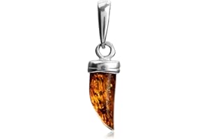 Ian and Valeri Co. Amber Sterling Silver Pendant