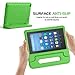 MoKo Case for All-New Amazon Fire HD 8 Tablet (6th/7th/8th Generation, 2016/2017/2018 Release) Kids Shock Proof Convertible Handle Light Weight Protective Stand Cover Case for Fire HD 8,Green