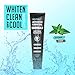 Activated Charcoal Toothpaste w/Coconut Oil for Teeth Whitening – Safe, Natural, Cleaning Paste for Kids and Adults - Fluoride Free & Sulfate Free by Nuva Dent – Cool Mint, 2 Pack
