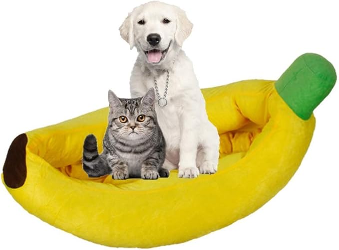 Banana Dog Bed Puppy Bed Small Cat Bed Kitten Bed Luxury Dog Bed Fluffy