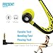 Headphone In-Ear Sport Earbuds Wired Neckband Earphones,Running Headset In-Ear Earphones with Mic,NKomax 3.5mm In LineRemote Control Neckband Running Gym Stereo Earphones Outdoor Headsets (Green)