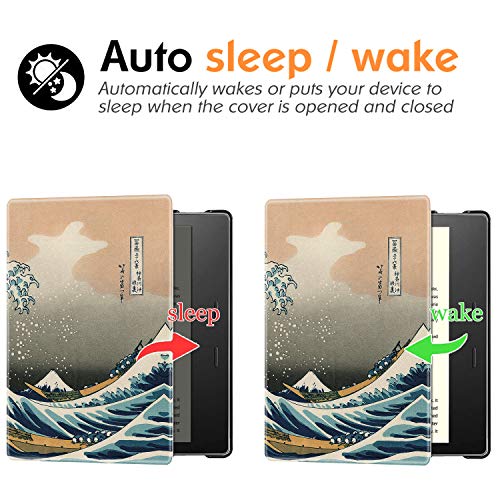 BOZHUORUI Slim Case for Kindle Oasis eReader (7 inch, 9th Generation