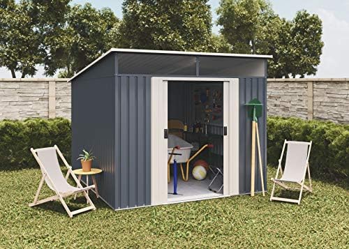 Wasabi Stark Cobertizo, Caseta metálica 6,6 m2 279x238x203cm Garantía