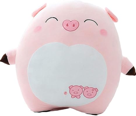 Amazon Co Jp Hmmj 女の子のバレンタインデーのギフトのための顔文字豚人形ぬいぐるみピンクピギー枕 Color Pink B Size 60cm ホーム キッチン